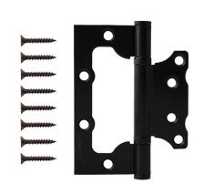 Петля неврезная Apecs 100х75-B2-Steel-BLM черный матовый