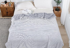 Плед велсофт в чемодане Marmari 001-MAR серый Cleo Размер: 180х200