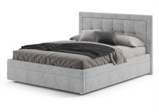 Кровать Джессика 2 (1,6х2м)  ПМ800, ортопедическое основание, БН, Велюр Teddy 023 К