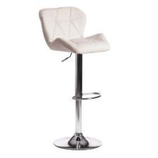 Стул барный BIAGGIO (mod. KY717) металл/экокожа 44х50х83-103см, белый/хром
