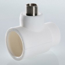 Тройник полипропиленовый коллекторный 40х1/2 наружная резьба VALTEC