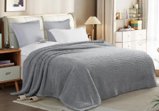 Плед 200х220 велсофт в чемодане Cleo Gammi 200/015-GAM