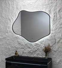 Зеркало Wendy BLACK-TX 800х1000 бесконтактный сенсор, гор/вер