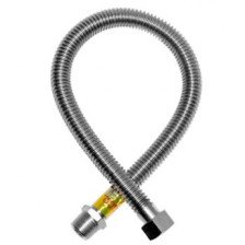 Подводка для газа OVERCON 250см г/ш 1/2 сильфон/нерж сталь