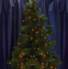 Гирлянда 230V  100 LED 10м, 2700K, IP 20,  шнур 3м , CL05