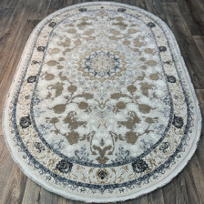 Ковер ISFAHAN 29026A BLUE-GREY 0,8х1,5м овал