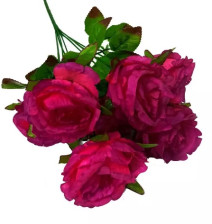 Букет Роза 40 см (фиолетовый) 7 цветков