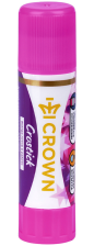 Клей-карандаш 15 г Crown с цветным индикатором 222633