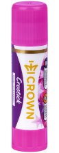 Клей-карандаш 15 г Crown с цветным индикатором 222633