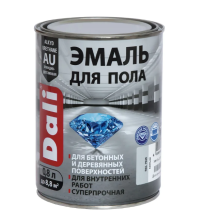 Эмаль для пола алкидно-уретановая база С (0,8л) Dali