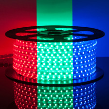 Лента светодиодная 220V 60LED 14.4W/m 5050 IP65 мульти (герметичная)Электростандарт