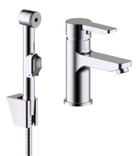 Смеситель для раковины однорычажный IDDIS Sena с гигиеническим душем SENSB00i08