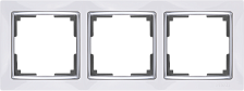 Рамка 3-м WL03-Frame-03-white Snabb белая
