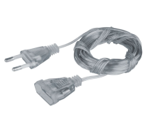 Удлинитель для гирлянд 5м прозрачный NPE-G-01 93694