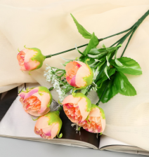 Букет "Обьемные пионы" 25 см 5378605