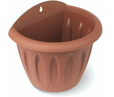 Кашпо настенное Колывань 1л терракот
