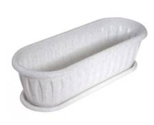 Горшок с/п Фелиция 28,5х11,2х8,3см мрамор