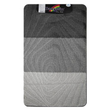 Коврик для ванной комнаты САНАКС Silver 202020 60х100см антрацит 00233