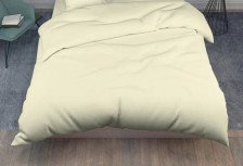 Пододеяльник поплин 200х220 см Сливочный Mariya DeLuxe