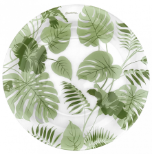 Тарелка 26 см ДЖАНГЛ зеленая 10328SLBD83