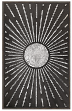 Арт Декор "Серебристое солнце" 50/80 рама 2