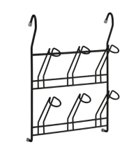 Полка для стаканов 245х125х345 черный матовый YJ-G508 BL