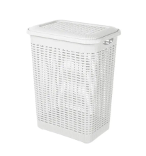 Корзина для белья 30л белый 43129331695