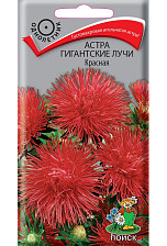 Семена Астра Гигантские лучи Красная (Поиск)