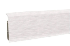 Плинтус Идеал Деконика с кабель-каналом ясень бьянко 2,2 м 85 мм