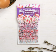Набор пасхальный для декора яиц Цветочки 4491343