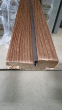 Коробка дверная телескоп (деталь) МДФ эко-шпон тёмный орех 2070х70х28 (Бастион)