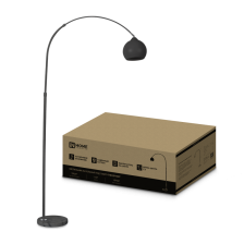 Торшер IN HOME THO 05Ч 60W 1850x1000 1хE27 черный плафон, черный корпус