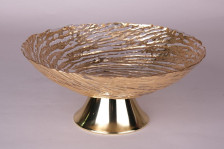 Блюдо сервировочное 26 см стекло 7092