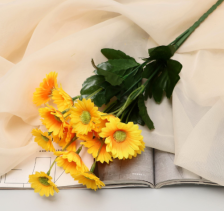 Букет Астра Гала 30см желтый 9378494