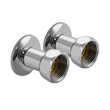 Соединение прямое к полотенцесушителю САНАКС 1х1/2 г/ш хром 133