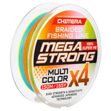 Леска Chimera Megastrong Multicolor X4 150м 0,14мм