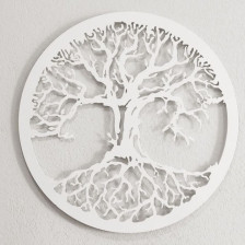 Панно №1 Дерево/белый