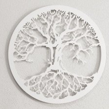 Панно №1 Дерево/белый