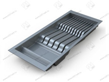 Лоток для ножей 480х206 антрацит