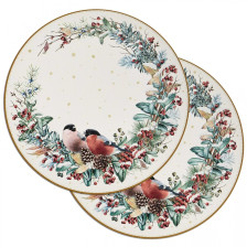 Салфетка 38 см Снегири 771-141
