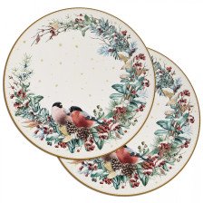 Салфетка 38 см Снегири 771-141