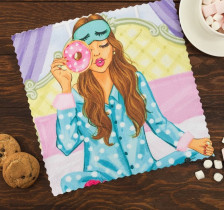 Полотенце полиэстер 30х30 Этель Love Life "Милая" 4437275