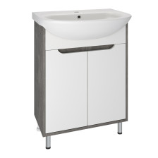 Тумба с раковиной Эко-60 железный камень