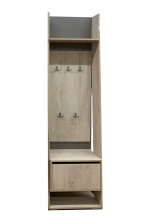 Шкаф Стрекоза вешалка 0,6х2,2х0,4м Дуб эндгрейн элегантный