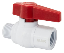 Кран шаровой MAK 1/2 наружняя-внутренняя резьба