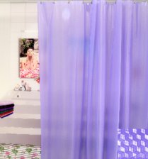 Штора для ванной комнаты 180х180см 3D-эффект SweetSun Cube ФИОЛЕТОВАЯ SWS 3D СВ VL