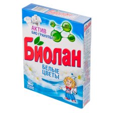 Стиральный порошок БИОЛАН 350гр Белые цветы