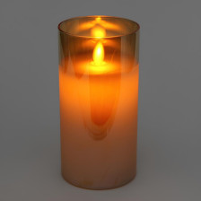 Сувенир Свеча-Ночь 7,5х15см подсветка 196-0627