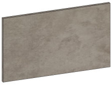 Фасад ДУБЛИН 596 х 356 мм ВЕРХ МДФ пленка Бетон