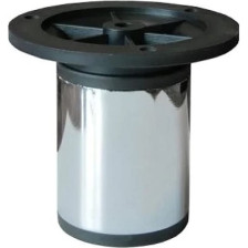 Опора мебельная регулируемая d 50 h 80 хром